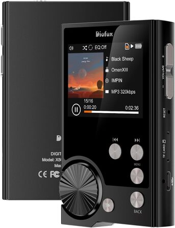 Портативний MP3-плеєр Hi-Fi з підтримкою DSD, 64GB, для спорту