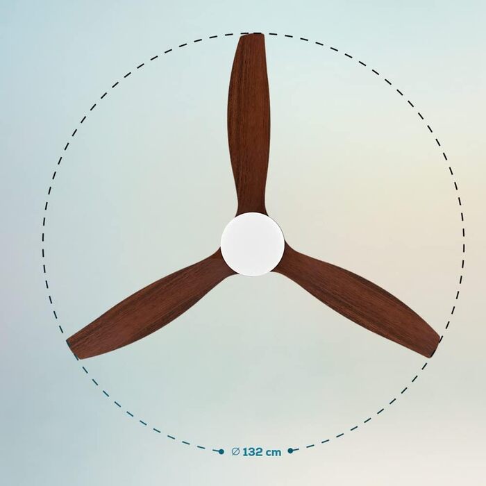 Стеляний вентилятор Cecotec EnergySilence Aero 5600 Black Aqua Connected з підсвічуванням, Wi-Fi, 40W, 52