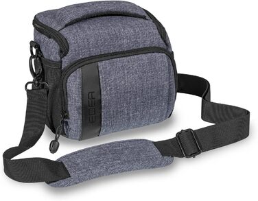 Сумка для DSLR-камери PEDEA: стильна фотосумка з водонепроникним чохлом (сіра)
