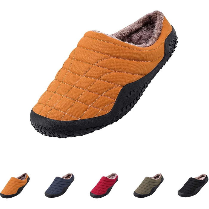 Чоловічі теплі халапи з овчини, жовті, розмір EU 38-42