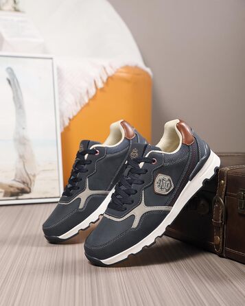 ARRIGO BELLO Кросівки чоловічі для активного відпочинку, роботи та хайкінгу, легкі, розмір 41-46, колір блакитний