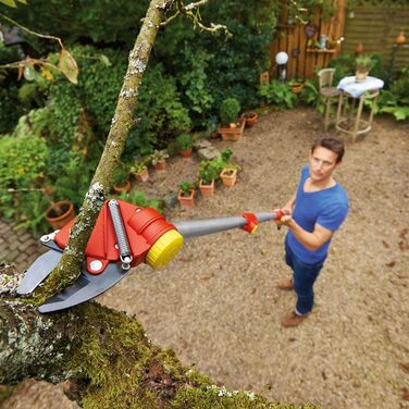 WOLF-Garten - 2-blade pruning shears POWER DUAL CUT RR 400 T; 73ACA002650, Aluminum / Red / Yellow