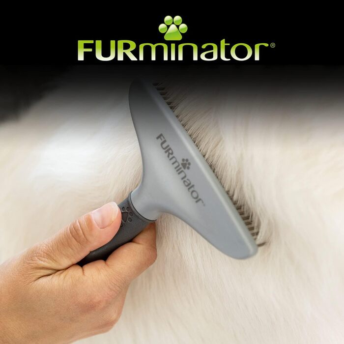 FURminator гребінець для довгошерстих собак та котів - щітка для запобігання ковтунів та сплутаного хутра, версія 2.0