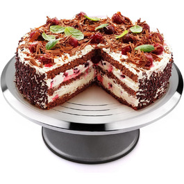 Поворотний підставка для тортів, Uten - поворотний стенд для випічки, торти, декор, алюміній