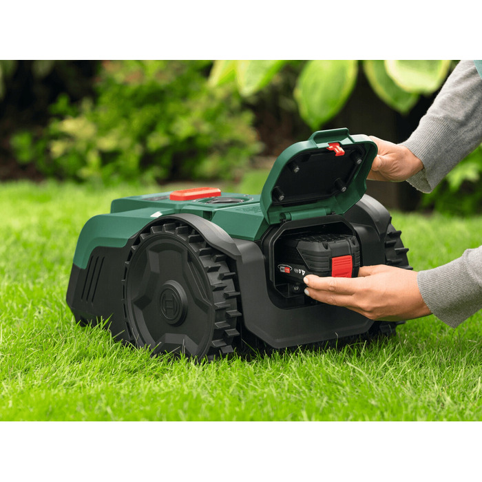 Робот-газонокосарка BOSCH Visimow 18V-100 (06008E1001) для площ до 100 м², ширина стрижки 16 см