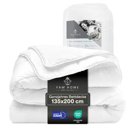 Всесезонна ковдра FAM Home 135x200 см, гіпоалергенна, що миється