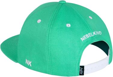 Кепка Nebelkind Snapback для чоловіків та жінок, універсальний розмір, регульована, унісекс, якісна бейсболка в стилі streetwear, ретро білий (м'ятний)