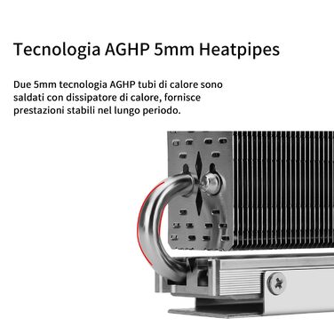 Радіатор охолодження SSD TR HR10 2280 з тепловими трубами та вентилятором PWM для ПК