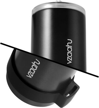 Vzaahu Кавомолка ручна, 6-ступенева, керамічний жорно, для дому, офісу, подорожей, срібна, чорна