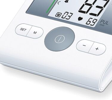 Тонометр Sanitas SBM 22 на плече з контролем положення манжети та кольоровою оцінкою результатів вимірювання, без HealthCoach App / Web / PC