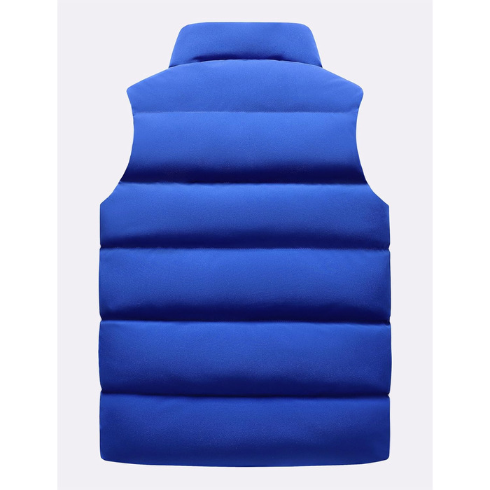 Чоловічий зимовий жилет AIEOE з утеплювачем, степване пошиття, жилет без рукавів, синій, розмір XL
