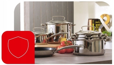 Набір сковорідок Tefal Duetto+ 24/28/30 см для індукційних плит