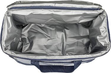 Термосумка B.PRIME 20L Classic Navy-Blue Striped - Ідеальна для пікніка, подорожей та відпочинку на природі