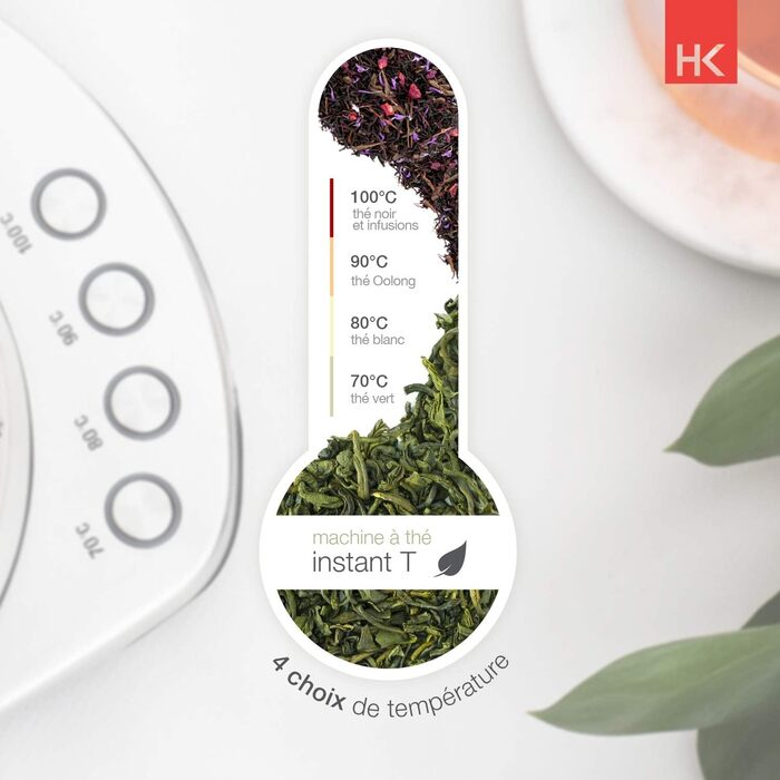 H.KOENIG TI600 Instant T Teapot Electric Kettle 1.5L, 1.5 liters, Stainless Steel/Glass (Kettle and Teapot)