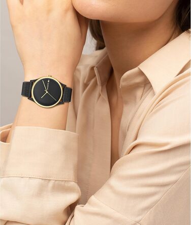 Годинник Lacoste Crocodelle Quartz для жінок з силіконовим ремінцем (чорний)