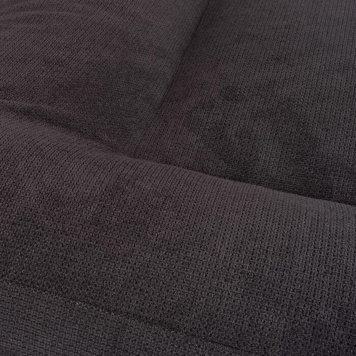 Ортопедичне собаче ліжко Knuffelwuff Sofia з м'якого велюру 120x100 см - знімний, пральний чохол - для великих, середніх та маленьких собак (Чорний, L 80 x B 60 x H 17 см)