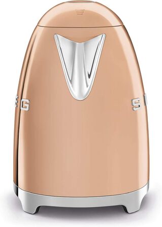 Електричний чайник Smeg KLF03PKEU 1.7L, рожеве золото, з фільтром від накипу