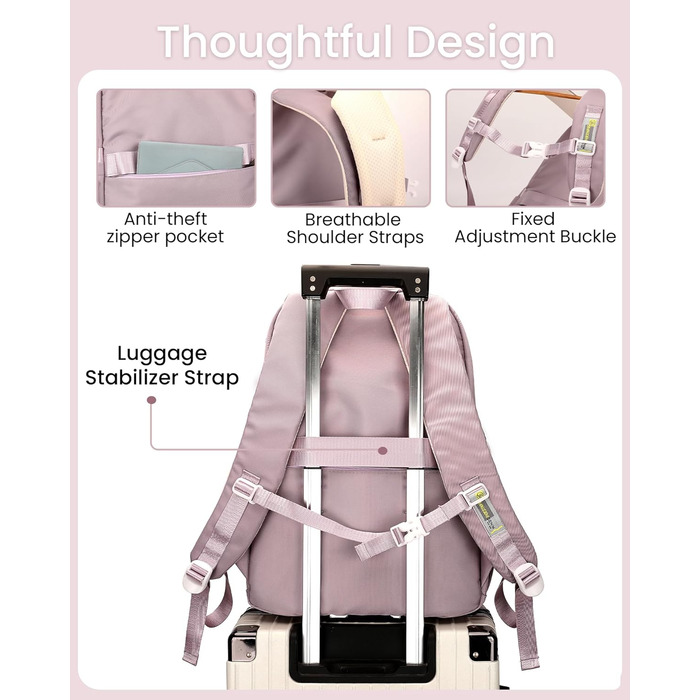 Шкільний рюкзак Makukke для дівчаток, водонепроникний, 30л, для 5 класу, з милим брелоком, зелений