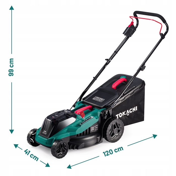 Акумуляторна газонокосарка Tokachi 38 см