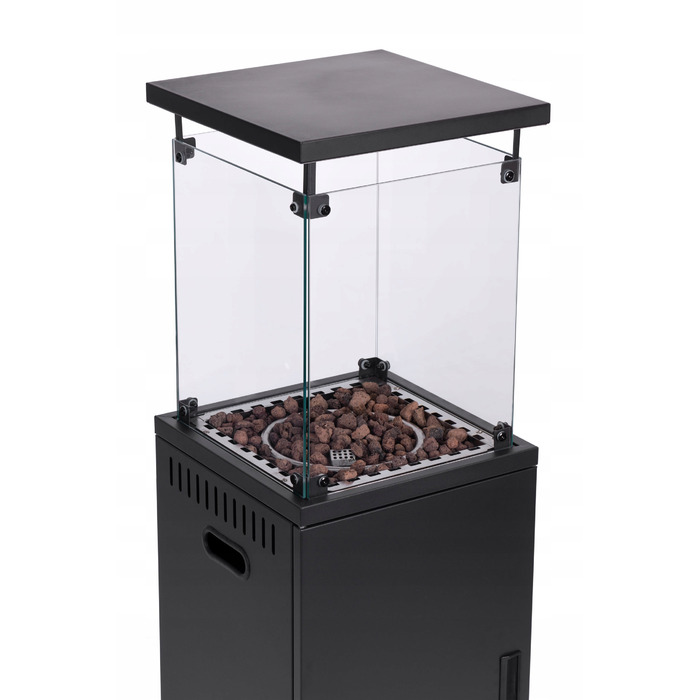 Газовий обігрівач MultiGarden 13 кВт, сталь та скло, 136 см