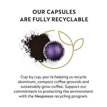 Капсули для кавомашини Nespresso VertuoLine Altissio, 50 шт.