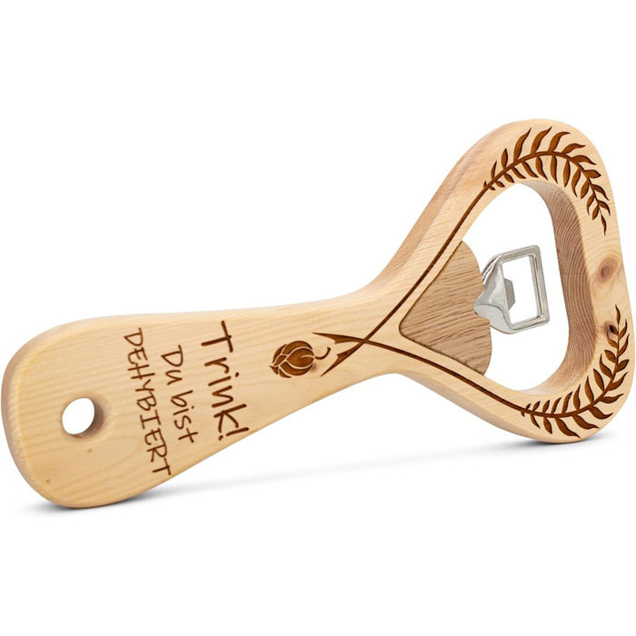 sagl.tirol® XXL Bottle Opener made of Swiss Pine Wood – with engraving 