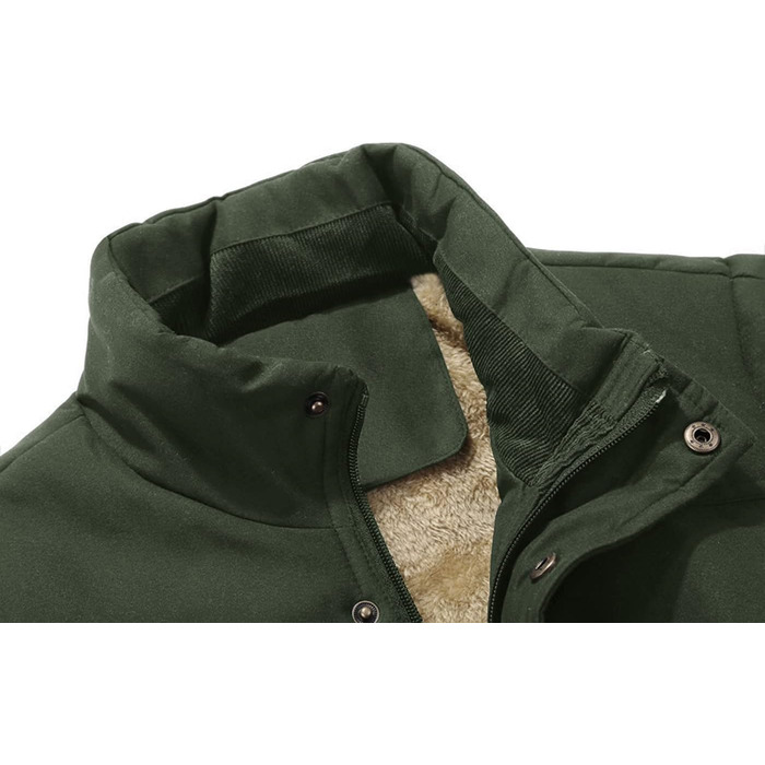 Тепла чоловіча жилетка KEFITEVD на осінь-зиму: терможилетка, жилетка для полювання, безрукавка, флісова жилетка, робоча жилетка, розмір XXL, темно-оливковий колір