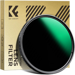 Фільтр ND K&F Concept Variabler 67mm ND3-ND1000 (змінний, 1.5-10 ступенів затемнення, Nano-Dazzle)