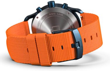 Годинник чоловічий DeTomaso SORPASSO Velocita Blau Orange з нейлоновим ремінцем