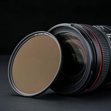 Фільтр ND1000 JJC 77mm (10 Stop) - нейтральний, ультратонкий, з оптичного скла для фотографії