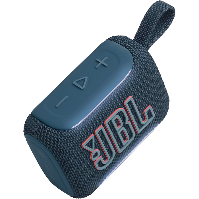 JBL GO 5: Портативна Bluetooth колонка, великий звук JBL Pro, баси, водонепроникна, до 10 годин, блакитна