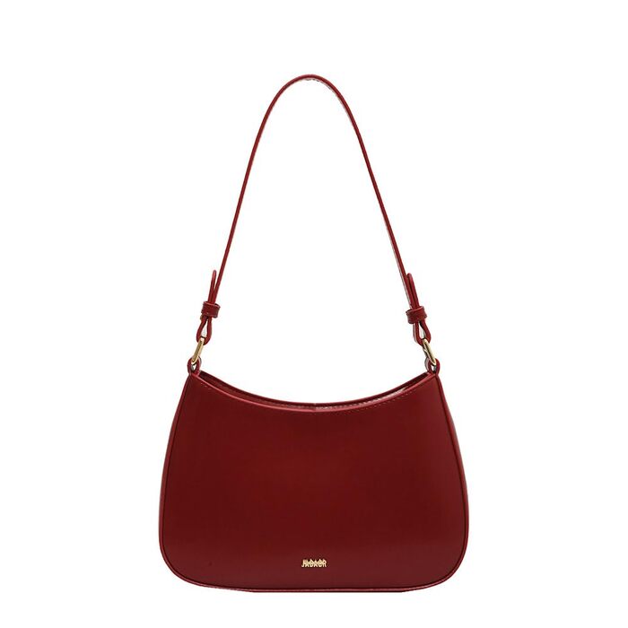 Сумка жіноча TIAASTAP Hobo Bag червона: стильна сумка на плече з PU шкіри для дівчат-підлітків