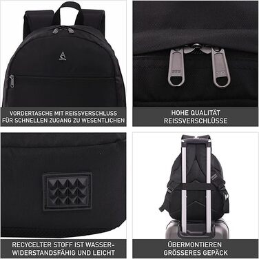 Розширюваний ручний багаж Aerolite 55x40x20/23 см - Сумісний з Lufthansa, Eurowings, Condor, SunExpress, TUI та іншими авіакомпаніями