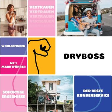 DRYBOSS Pack XL 230gr Closet Dehumidifier without Electricity | Moisture Bags with Closet Scent | Dehumidifier for Closet | Room Dehumidifier Hanging | Dehumidifier Bag Moisture Absorber (20)