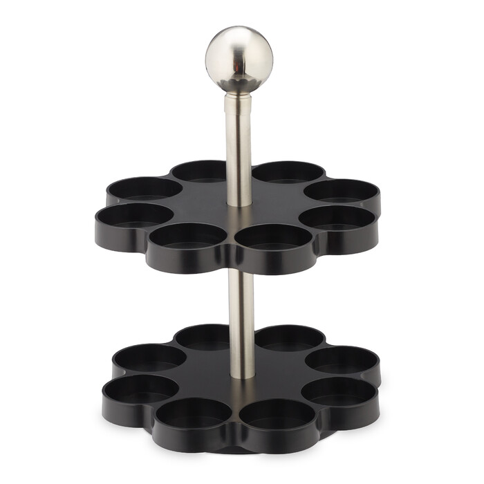 Relaxdays Rotating Spice Carousel with 16 Jars