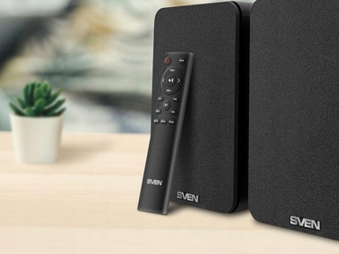 Акустична система SVEN SPS-830: Bluetooth, HDMI ARC, Оптичний вхід, Пульт ДК, 2x30Вт, MDF