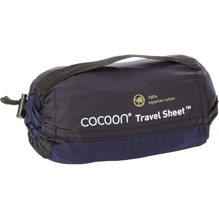 Спальний мішок-вкладиш Cocoon Mummyliner з єгипетської бавовни, синій