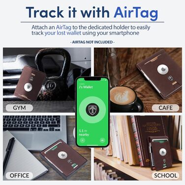 Гаманець Travando Rio Vintage Brown для чоловіків, RFID захист, мінімалістичний, тонкий, у подарунковій коробці