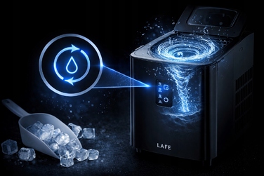 Льодогенератор Lafe Ice Cube Maker, чорний, 120 Вт