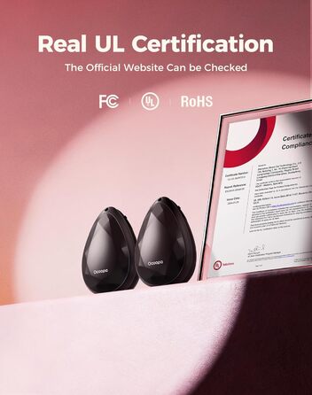 Електричні грілки для рук OCOOPA 2 шт., стильні, у формі діаманта з магнітом, акумуляторні, багаторазові, для жінок, подарунок на Різдво, для синдрому Рейно, піших прогулянок, кемпінгу, UT4 Rare (чорний)