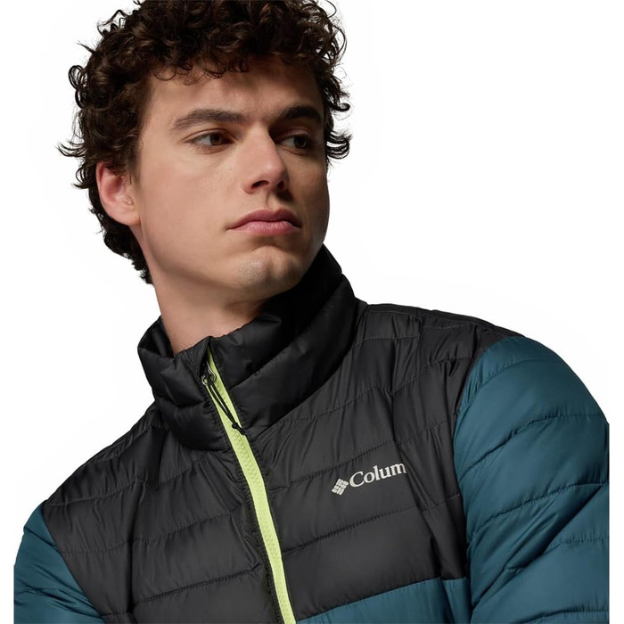 Чоловіча безрукавна куртка Columbia Powder Lite™ II Vet Daunenjacke, колір Tone Green, розмір M, Everblue, Hai