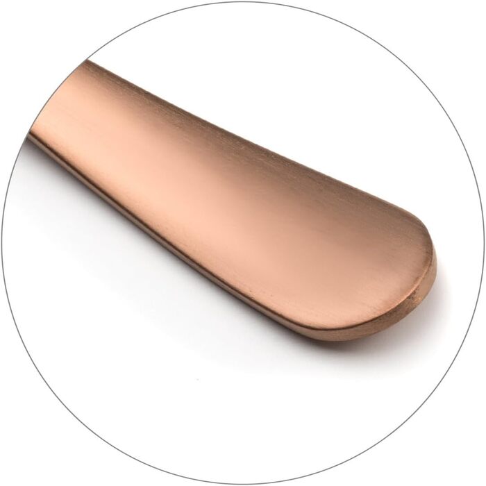 Набір ложок для лате макіато Amefa AUSTIN | 6 шт. | Стильний дизайн, мідь, нержавіюча сталь з PVD покриттям, 19.8 см