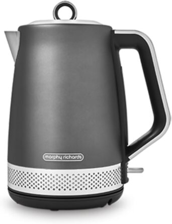 Електричний чайник Morphy Richards Illumination з нержавіючої сталі, 1.7 л, Титан