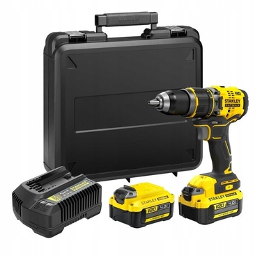 Ударний дриль-шурупокрут Stanley FatMax v20 SFMCD721M2K 18V (2x 4.0Аг) у кейсі