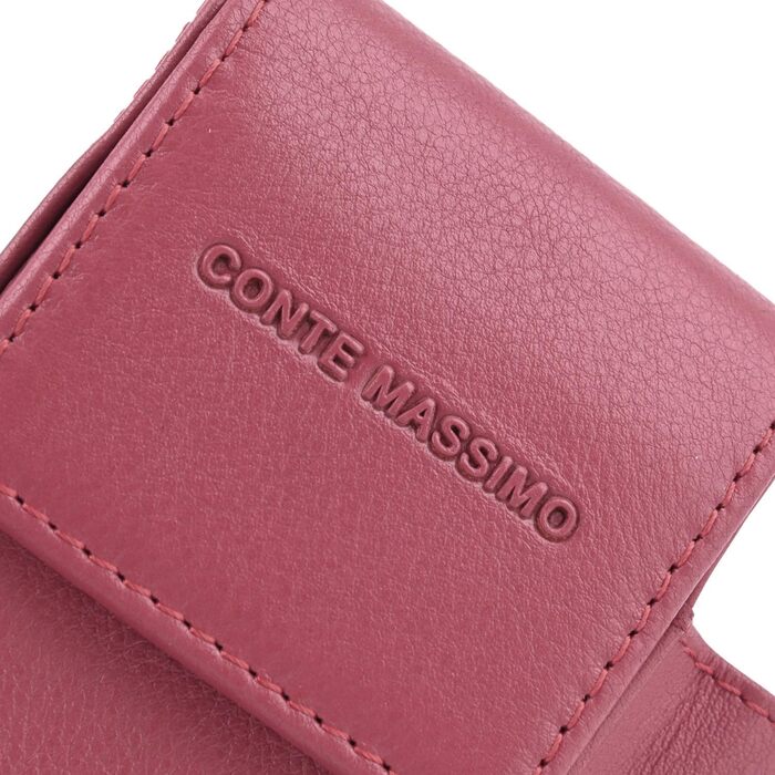 Conte Massimo сигаретний футляр з натуральної шкіри з тримачем для запальнички, для жінок і чоловіків