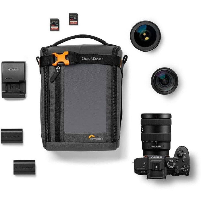 Чохол Lowepro GearUp Creator Box Large II для DSLR та бездзеркальних камер, оранжевий, з QuickDoor, з перероблених матеріалів