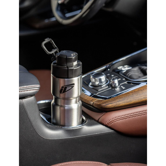 Speedfil Speedflask Vacuum-Insulated Stainless Steel Water Bottle for Cycling, Sports, with Lid 2.0 (silver)