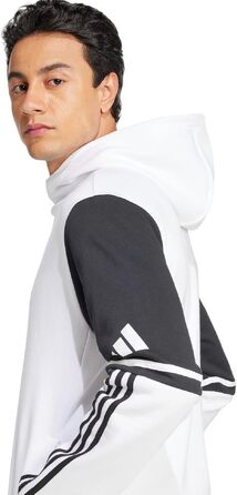 Чоловіча спортивна толстовка з капюшоном Adidas Squadra 25, біла, розмір XL