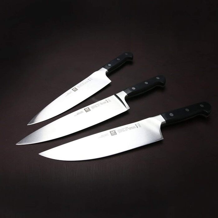 Набір ножів Zwilling Professional S 8 предметів: ножі, бамбуковий блок, точилка, ножиці, нержавіюча сталь
