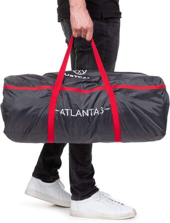 JUSTCAMP Atlanta 3-Personen Familienzelt